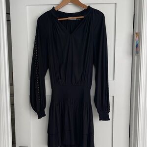 Ramy Brook Black Long Sleeve Dress